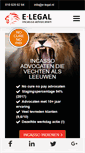 Mobile Screenshot of e-legal.nl
